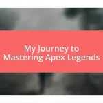 My Journey to Mastering Apex Legends